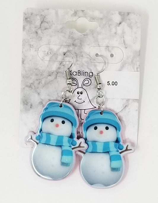 SNOWMAN BUDDY EARRINGS