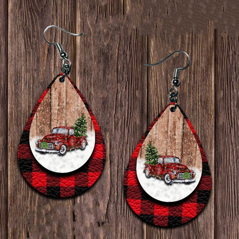 OLD TIME TRUCK EARRINGS