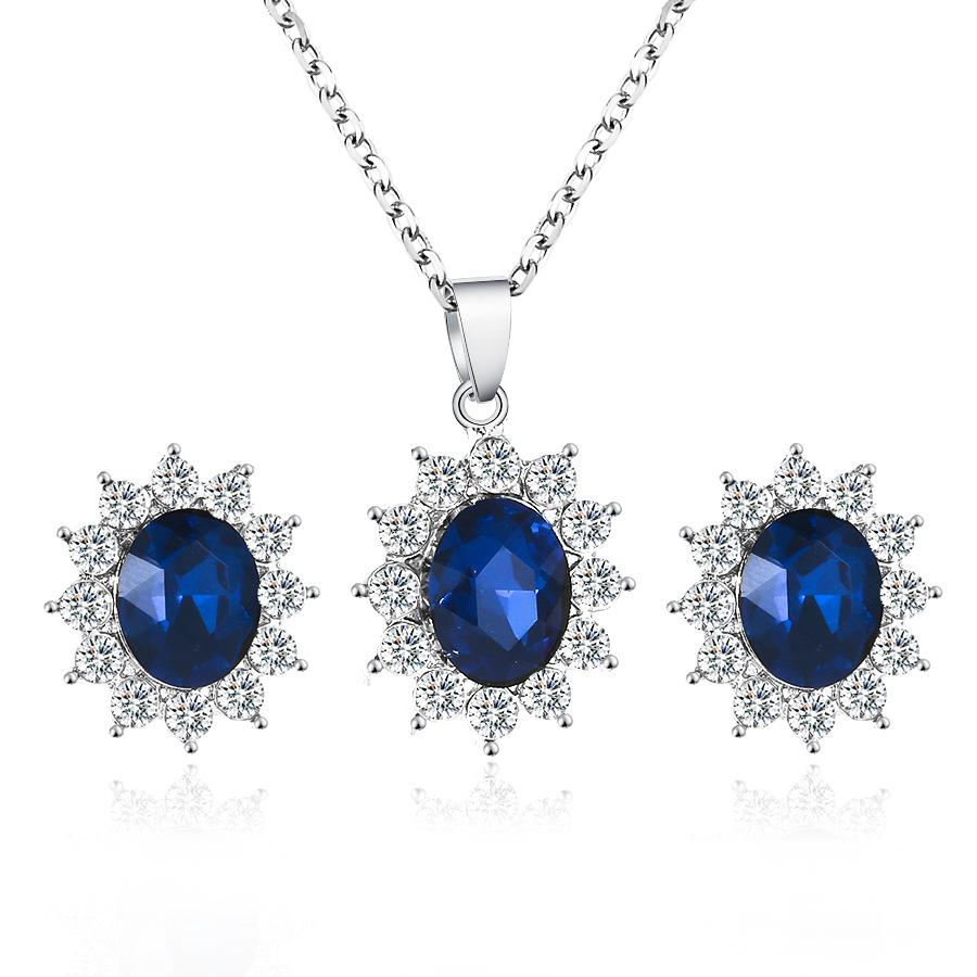 DEEP BLUE NECKLACE SET