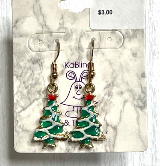 Christmas Tree Earrings