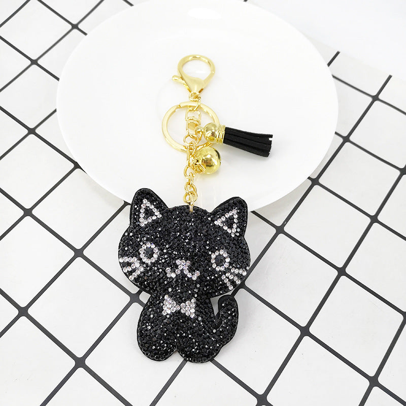 BLACK CAT KEYCHAIN A1616