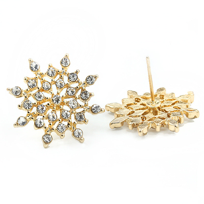 GLISTENING SNOWFLAKE EARRINGS