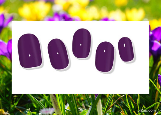 KaBling Purple Gel Nail Wraps